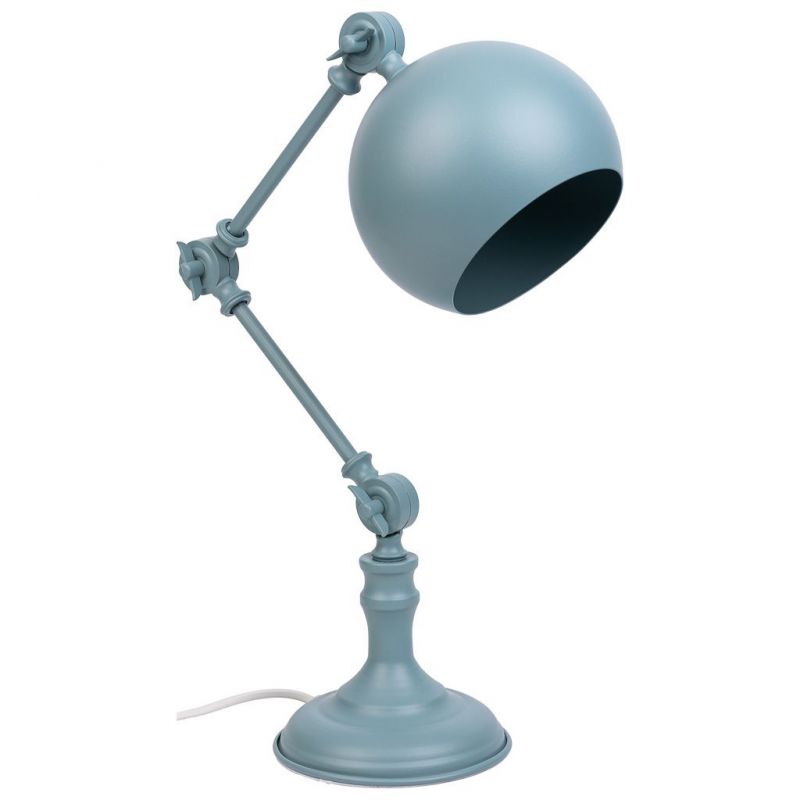 lampara flexo de mesa de metal gris