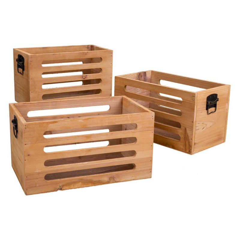 cajas de madera set 3 pcs