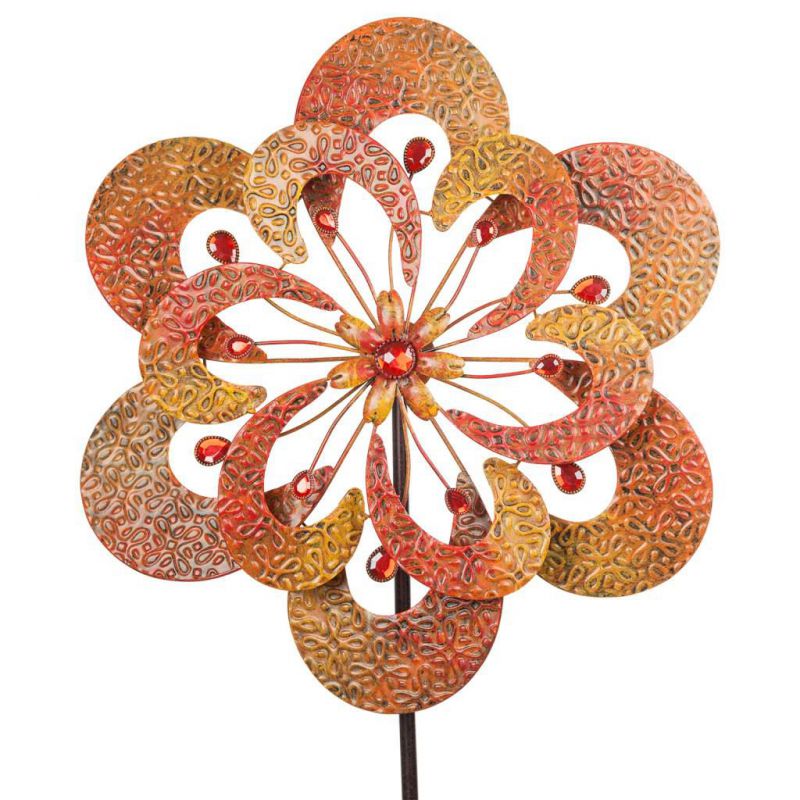 kit flor decoracion de metal
